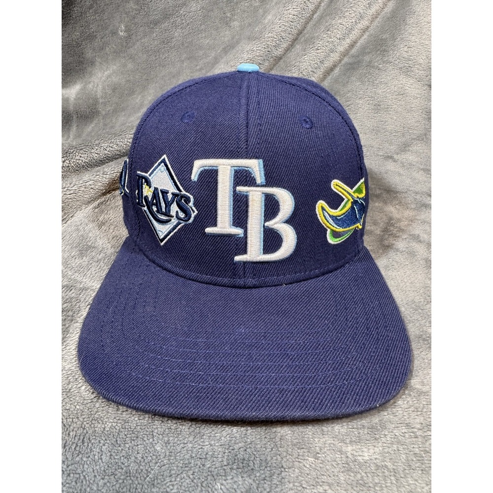 Tampa Bay Rays Hat Cap Snap Back Mens One Size Blue MLB Baseball Pro Standard